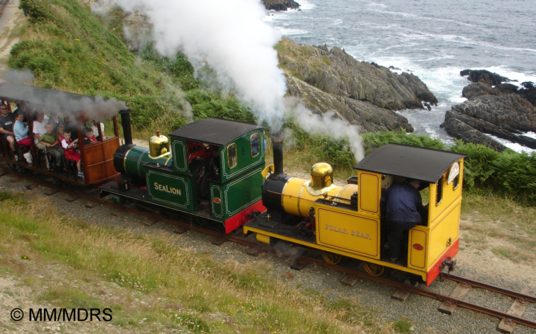 Double heading on the Groudle Glen Railway