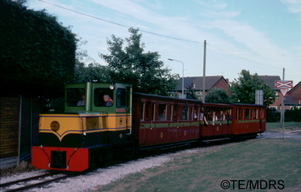 MDRS special train during photostop