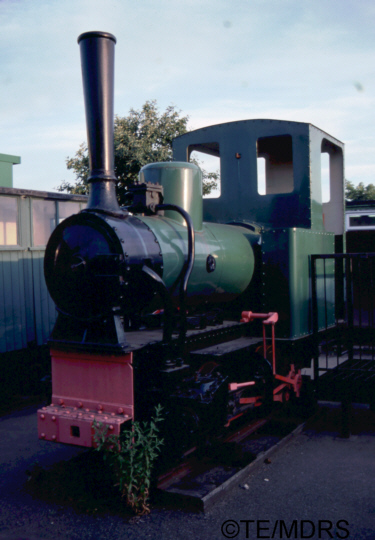 Preserved 0-4-0T 'Penlee' at Stonehenge