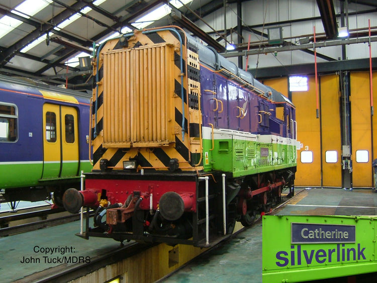 The depot class 08 shunter