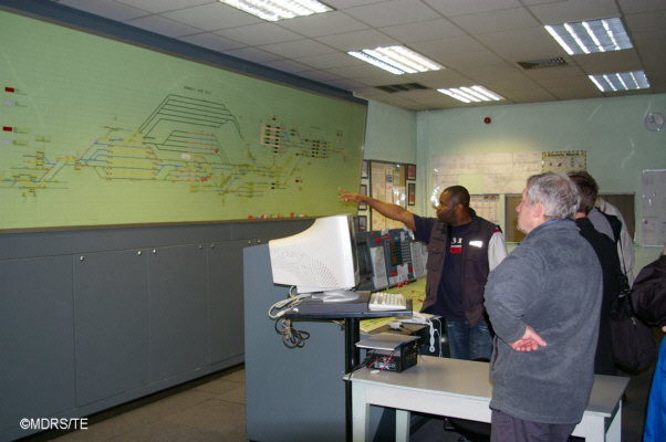 Signaller Isaac explains the Yard panel