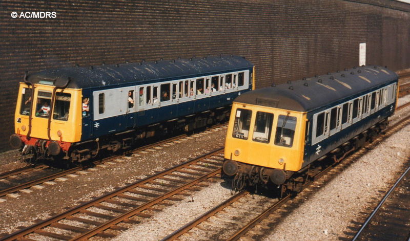 Class 122s pass at High Wycombe