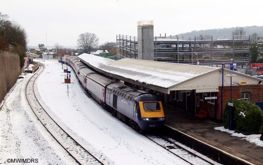 First Great Western HST diverted through Wycombe (photo by Mike Walker)