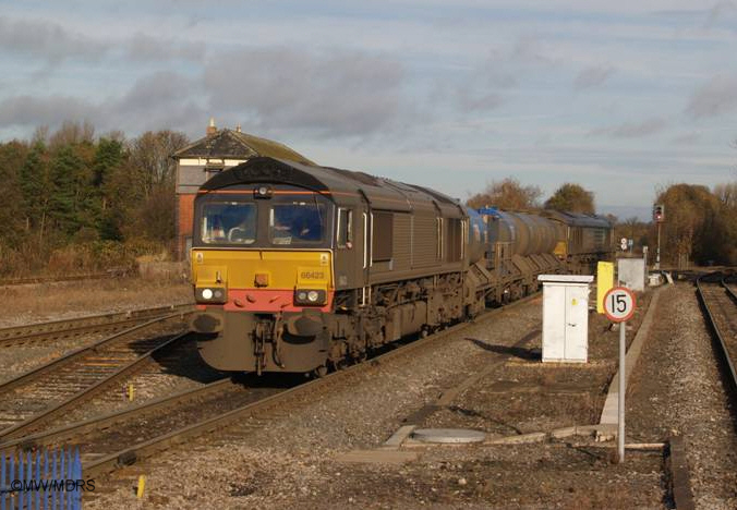 Rail Head Treatment train at Princes Risborough (photo by Mike Walker)