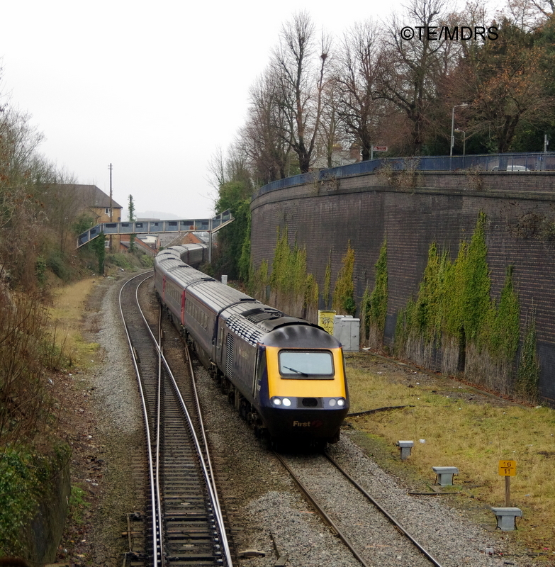 First Great Western HST diverted through Wycombe (photo by Tim Edmonds)