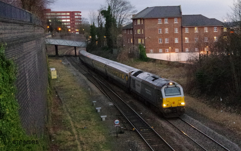 Penultimate down WSM train passing High Wycombe (photo by Tim Edmonds)