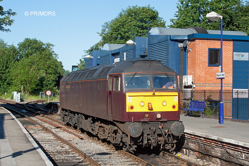 47237 arriving at Bourne End