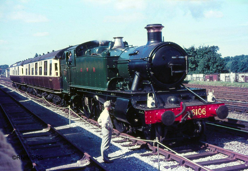 6106 on the passenger service at Taplow (Ron North)